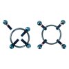 Bad Kitty Nipple Jewellery Blu