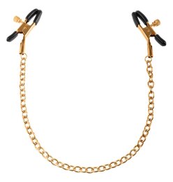 FFS Gold Chain Nipple Clamps