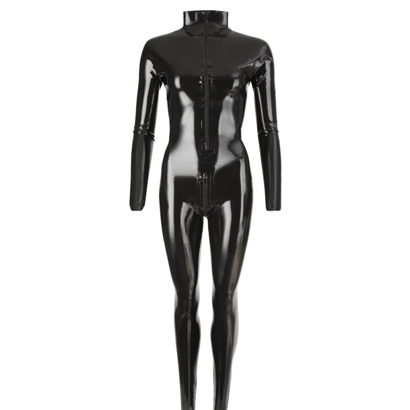 Latex Catsuit schwarz M