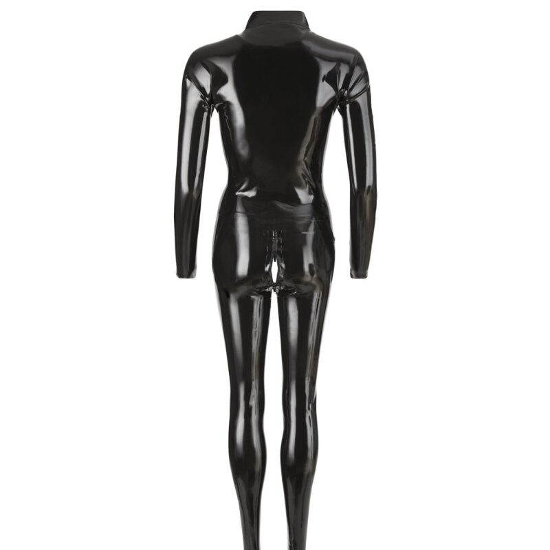 Latex Catsuit schwarz M