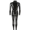 Latex Catsuit schwarz 2XL