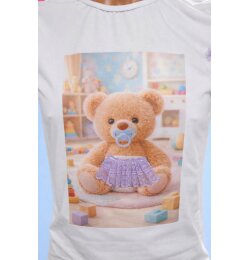 Teddy Dream Wrap Bodysuit with Lace