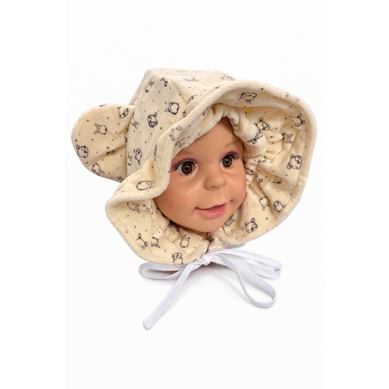 Little Hood with Ruffle & Ears – Soft Nicky Hat