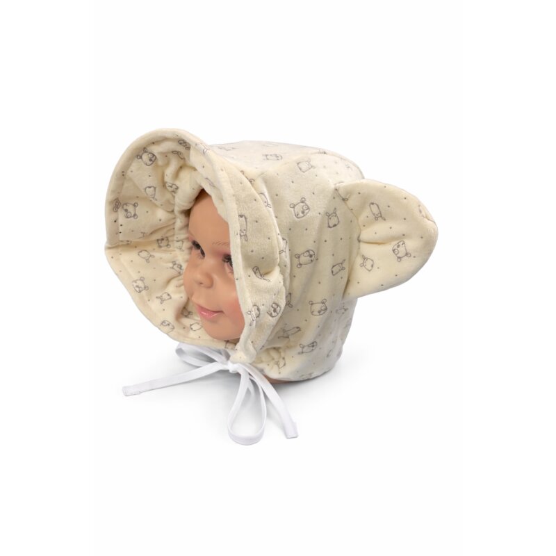 Little Hood with Ruffle & Ears – Soft Nicky Hat