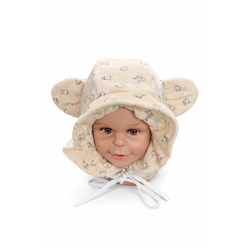 Little Hood with Ruffle & Ears – Soft Nicky Hat