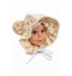 Little Hood with Ruffle & Ears – Soft Nicky Hat