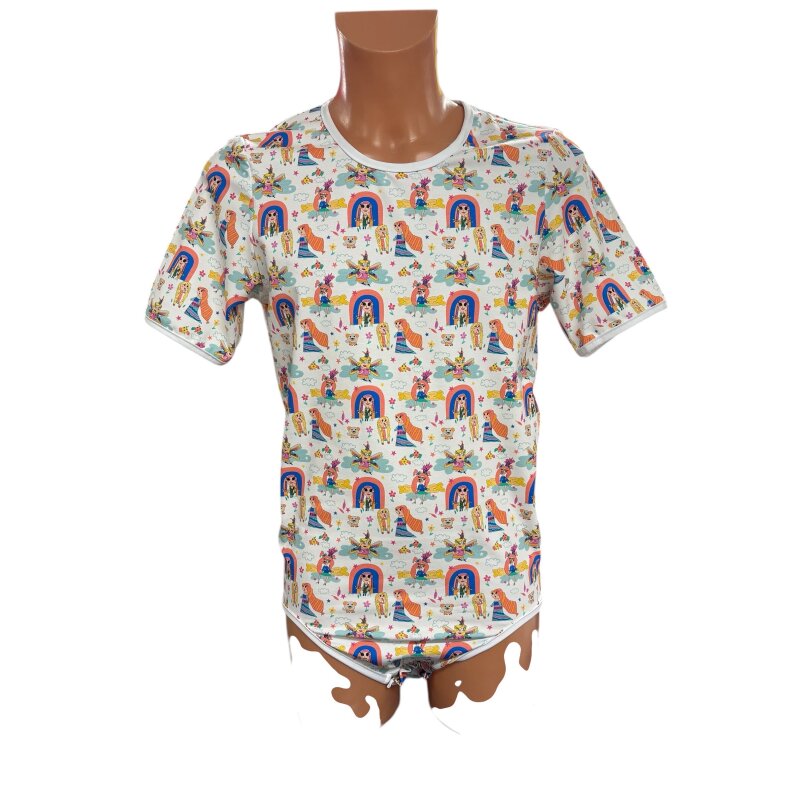 Wickelbody "Bunte Märchenwelt" – kurzarm