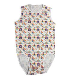 Wrap Bodysuit "Colorful Fairytale World"...