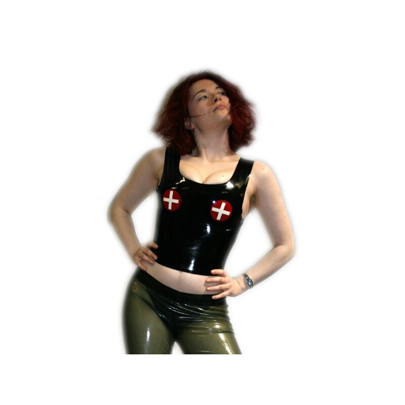 Short, tight top – CROSS