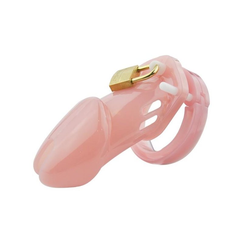 Pink Peniskäfig CB-6000 L - Keuschheitsgürtel für den Mann