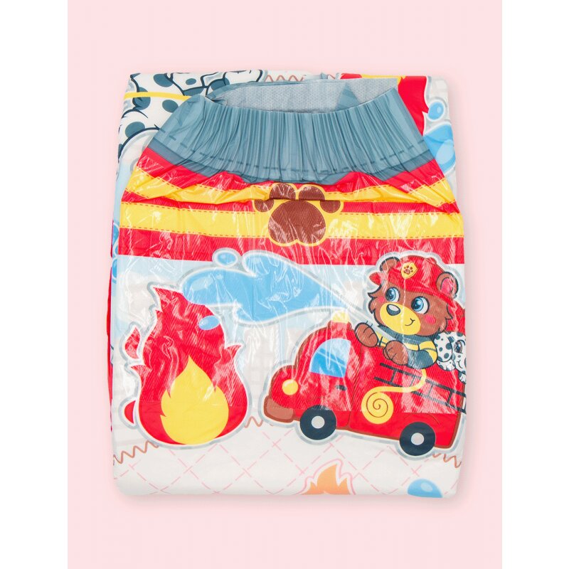 Kiddo Lil Soaker V2 – ABDL-Windel im Feuerwehr-Design