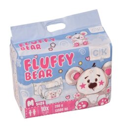 Karton Fluffy Bear