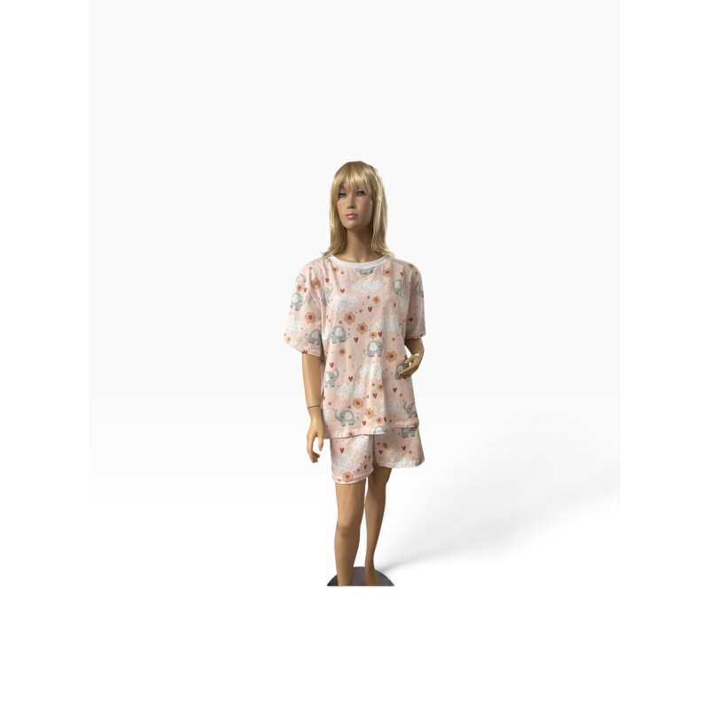 “Little Elephant Dreams” Jersey Pajama Set