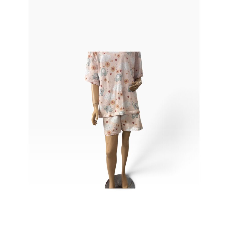 “Little Elephant Dreams” Jersey Pajama Set