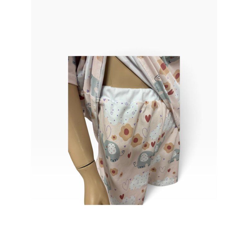 “Little Elephant Dreams” Jersey Pajama Set