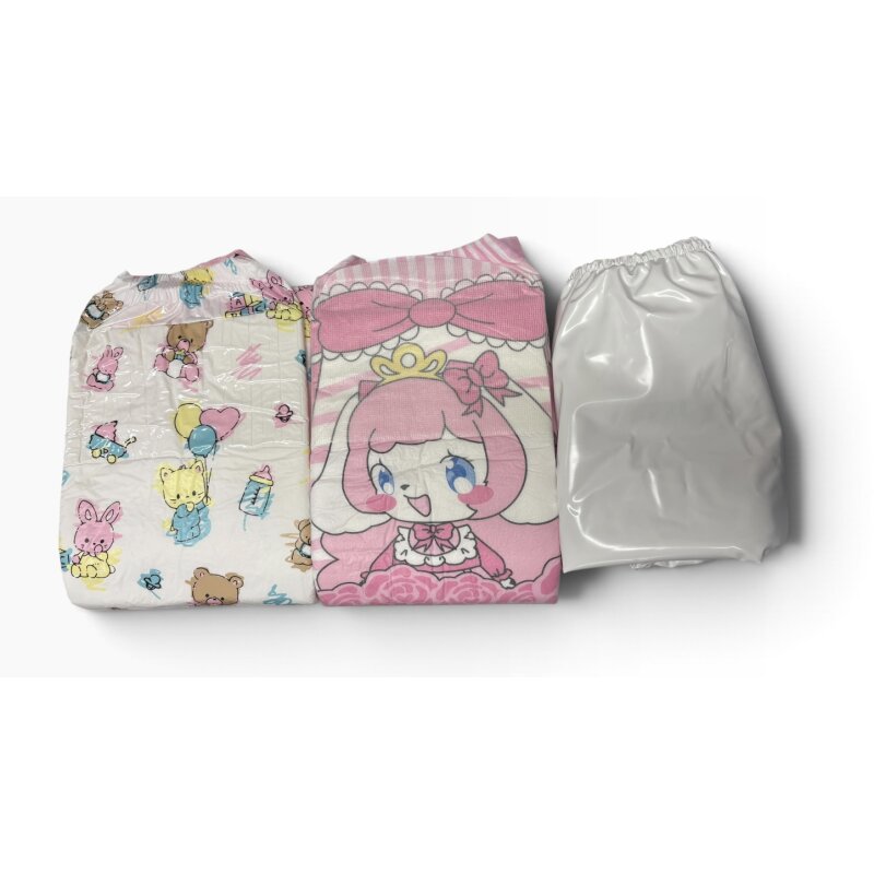 SoftClassic Wohlfühl-Bündel – 2 LittleForBig Windeln & PVC-Schlupfhose AB-145