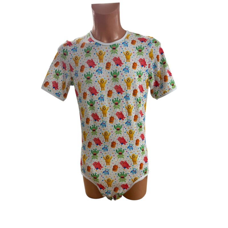 Wickelbody „Monsterfreunde“ – Kurzarm