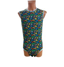 "Monster Galaxy" Bodysuit &ndash; Sleeveless