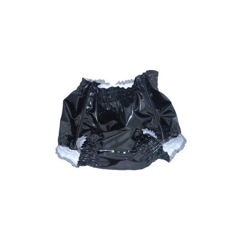 High-waist pants 1502 with two zippers