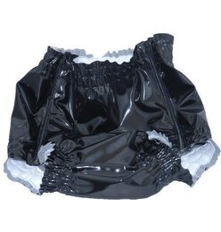 High-waist pants 1502 with two zippers