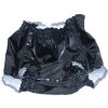 High-waist pants 1502 with two zippers