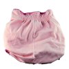 Windelgummihose aussen Molton rosa innen PVC I : 70 bis 100 cm
