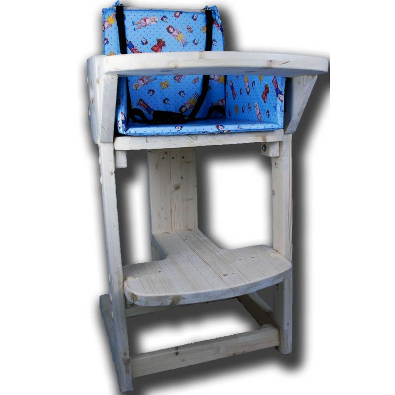 Highchair "Frecher Lümmel" - well thought-out down to the last detail  2 colors Without padding with 5. belt