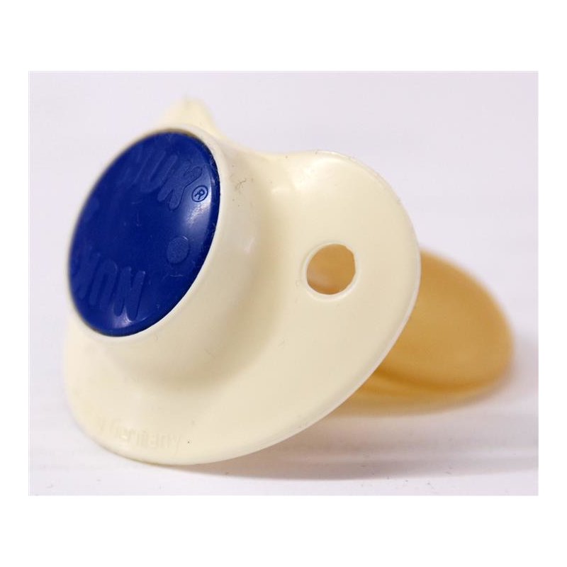 Latex Nuk Sauger aus den 80er Jahren Sauger Gr. 1 weiss