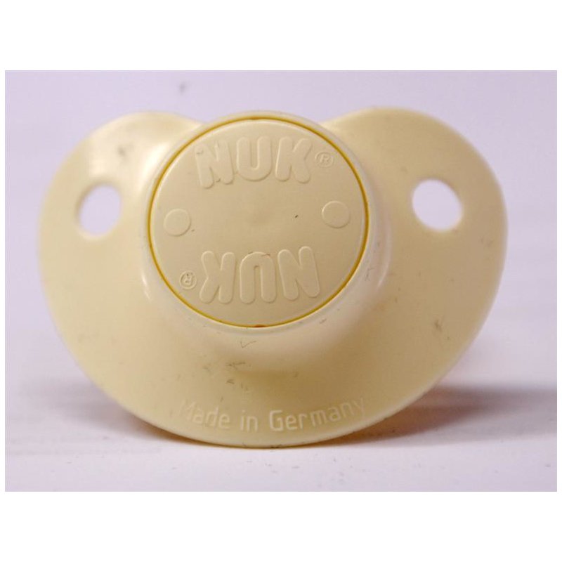 Latex Nuk Sauger aus den 80er Jahren Sauger Gr. 1 weiss