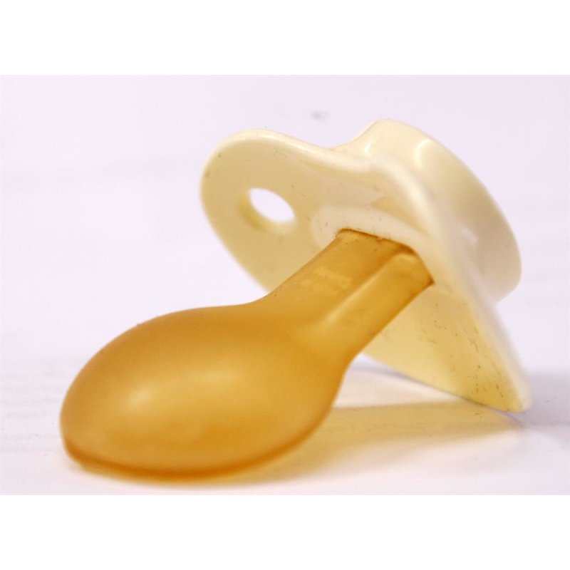 Latex Nuk Sauger aus den 80er Jahren Sauger Gr. 1 weiss