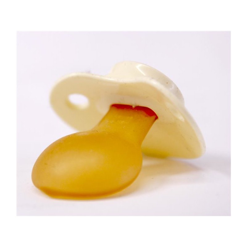 Latex Nuk Sauger aus den 80er Jahren Sauger Gr. 1 weiss