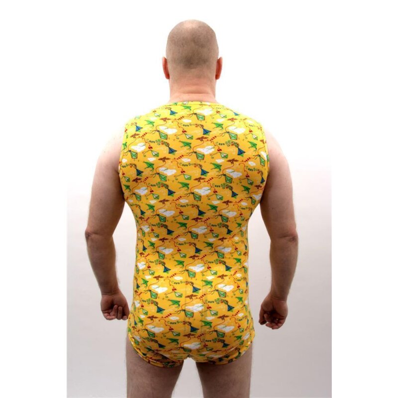 Wrap Bodysuit “Kite Adventure” – Short Sleeve