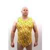 Diaper suit AB 1021 short sleeve Dargon Yellow