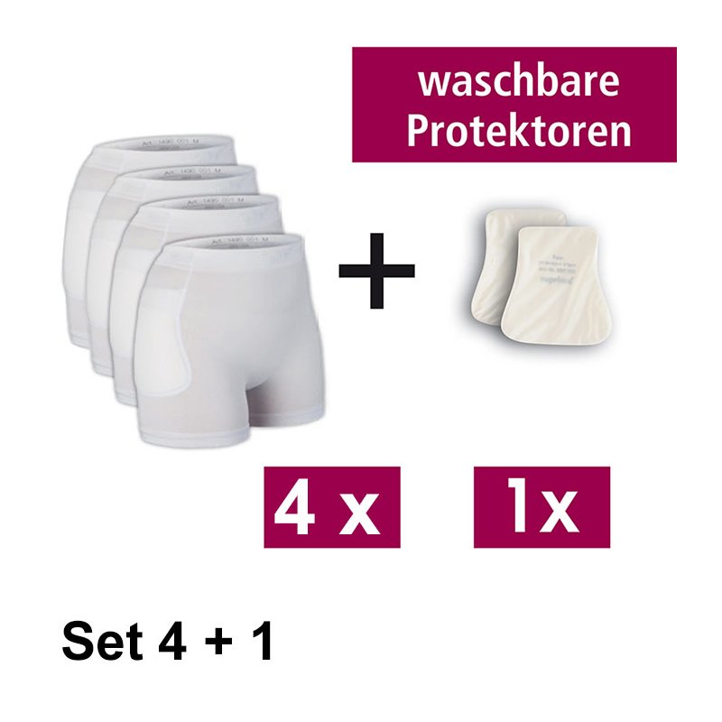 Suprima 1499 Protektor-Slip Set 6 weiß grösse XL