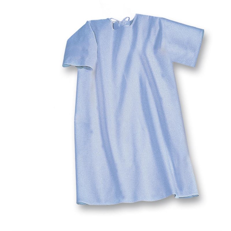 Suprima 4072 Pflegehemd Baumwolle blau grösse 48/50