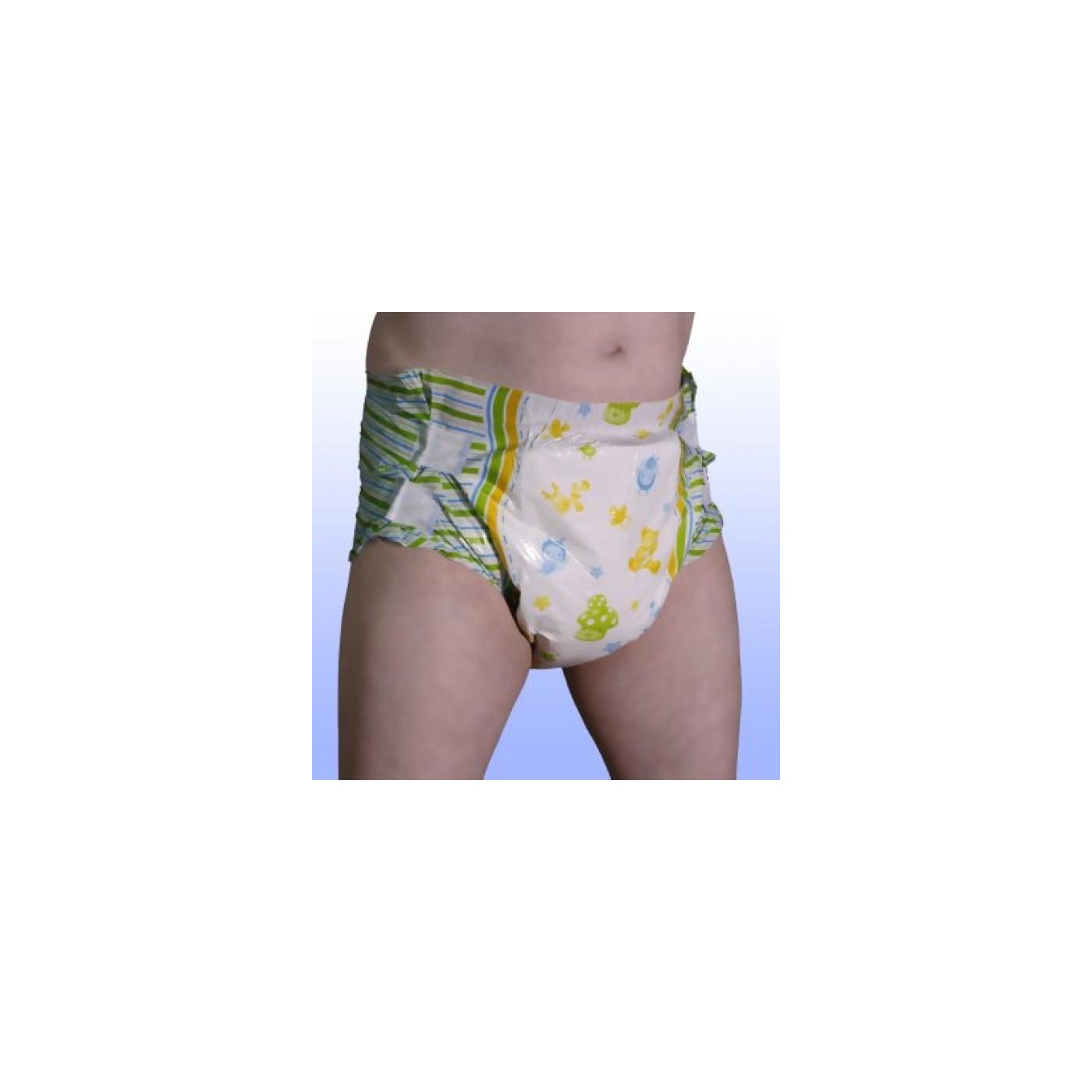 Top PVC Adult Baby Inkontinenz Windelhose Gummihose perlgrün (S) :  : Drogerie & Körperpflege
