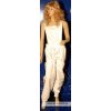 Schlupo Dungarees maxi lackstoff weiss M