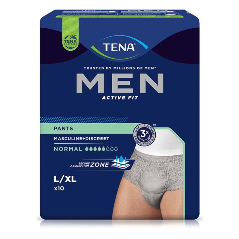 Erwachsenen Windeln Trainer, TENA Men Active Fit Pants L/XL