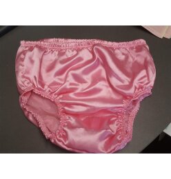Fiona Satin Windelhose mit PVC Einsatz pink-XL