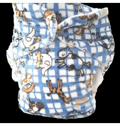 Omutsu Super diaper  ligthblue Safari