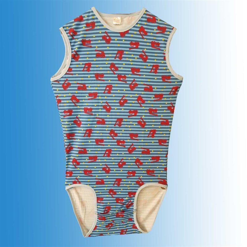 Wrap Bodysuit “Firetruck Fun” – Sleeveless