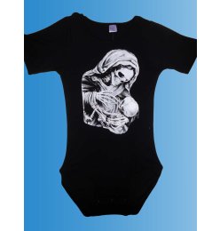 Darknes Bones T-Shirt  Windel Body für Adult baby